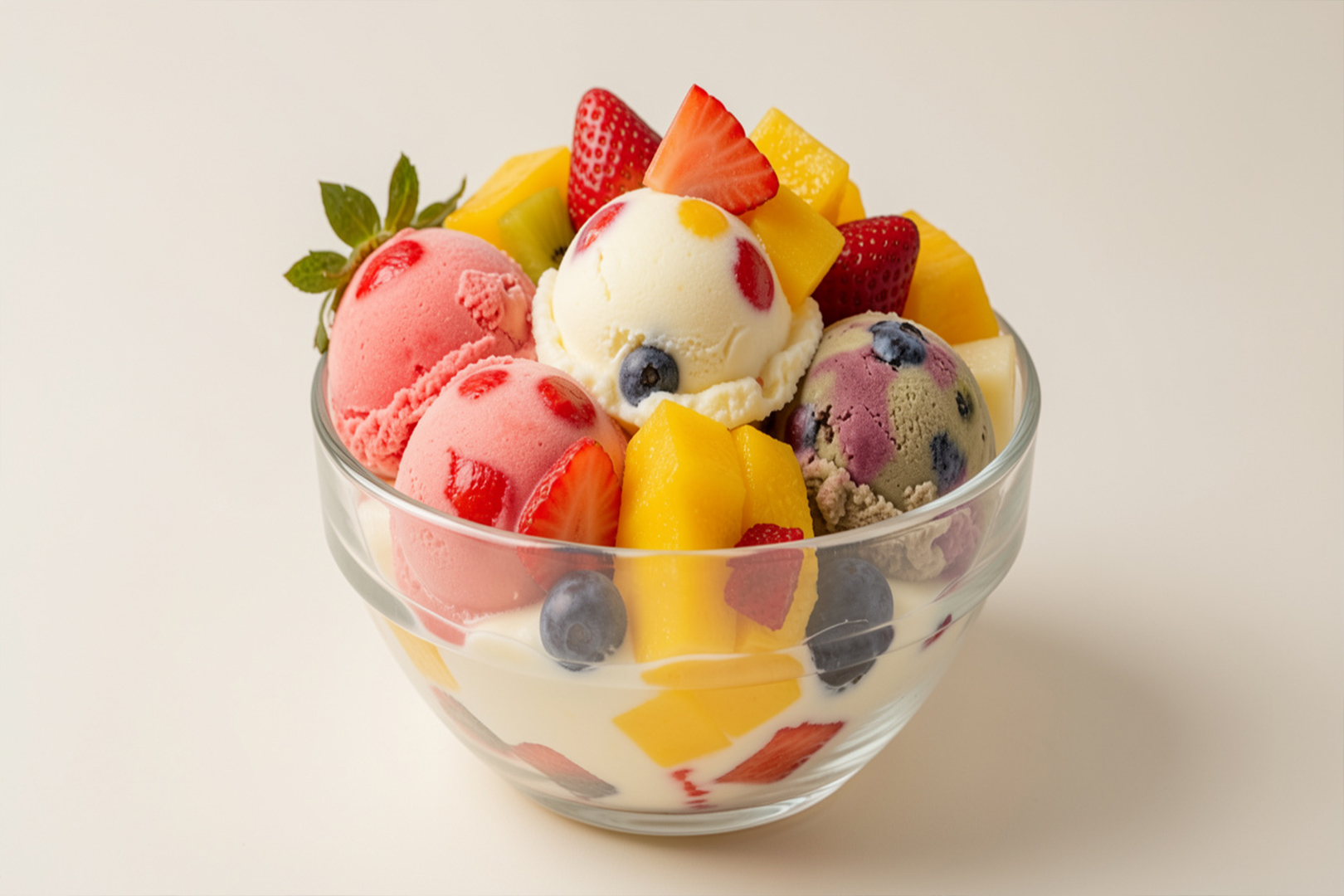 أيس كريم فروت شمندورة